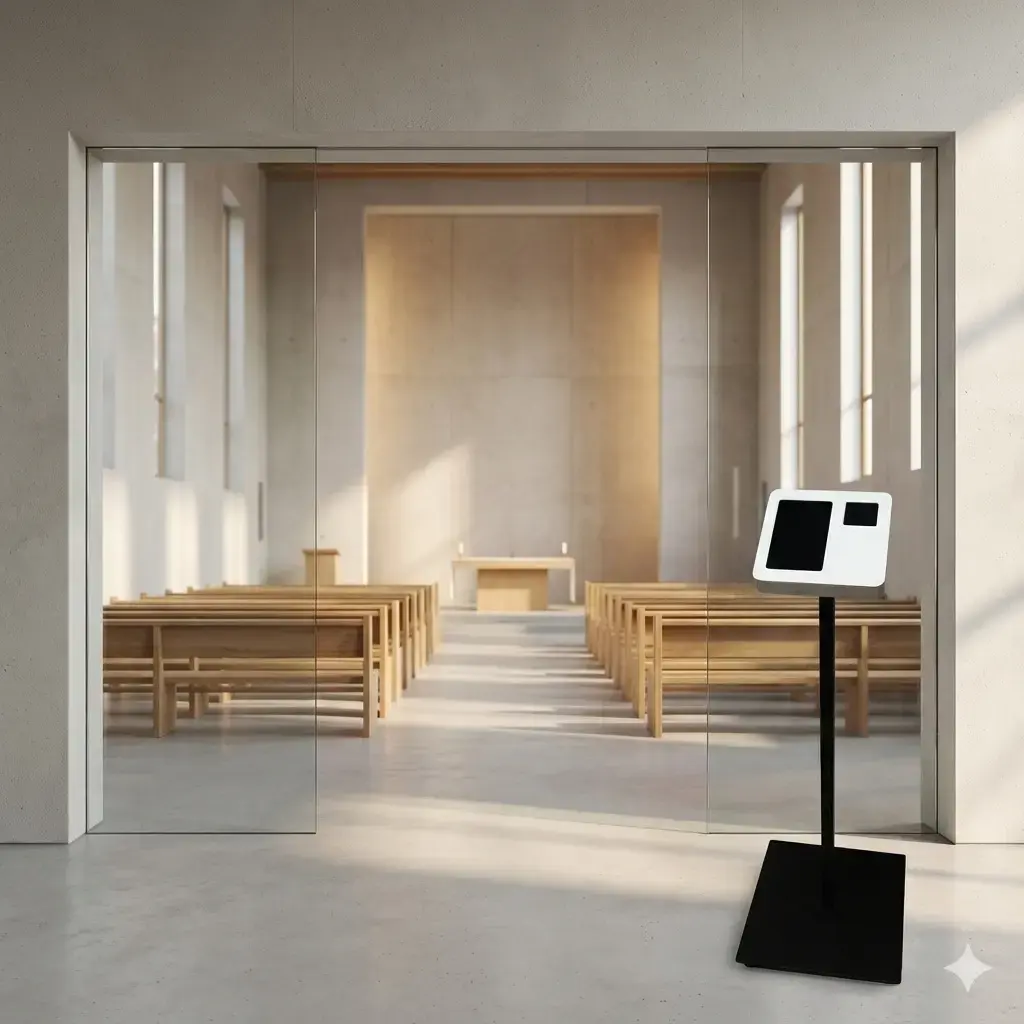 Ofiaromat zamontowany na dedykowanym stojaku